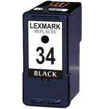Cartus Inkjet Compatibil Lexmak #34 negru pentru P910, P4000, P6000 ,X3500, X4500 ,X2500 ,X3300, X5200 ,X5070, X5075, X5470,X5490, X5495, X7100, X7300, X8300, X7350,Z800 ,Z845, Z1300, Z1400
